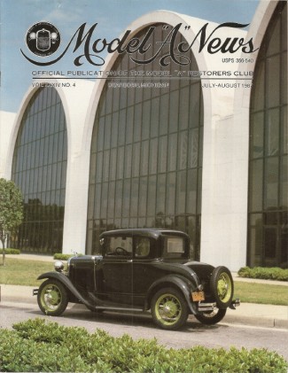 MODEL A NEWS 1987 JULY - 1931 STANDARD COUPE, BATTERY CARE